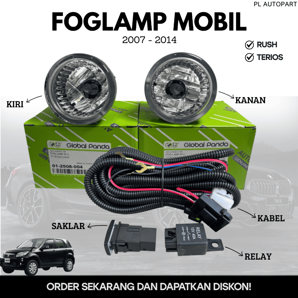 FOGLAMP MOBIL RUSH TERIOS 2007 - 2014