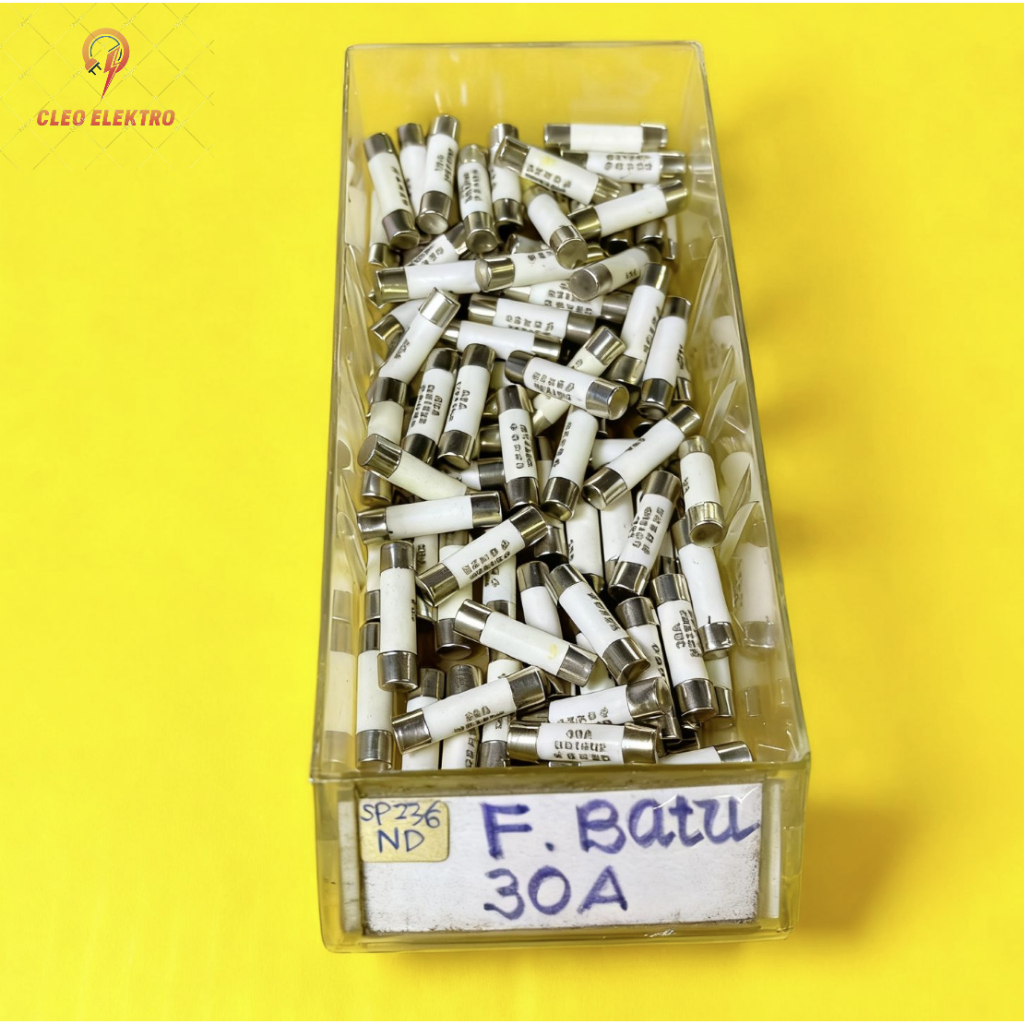 SEKERING SEKRING FUSE KERAMIK BATU 6x25 30A AMPERE 250V