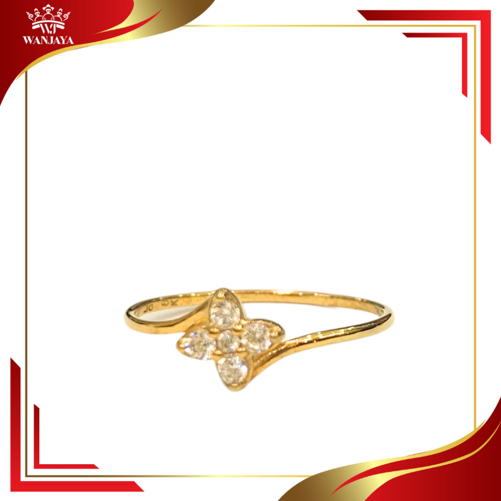 cincin wanita emas 375 - cincin emas asli