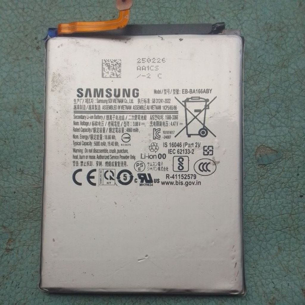 batre eb-ba166aby hp Samsung a17/ A16 4G / 5G / A26 5G seken