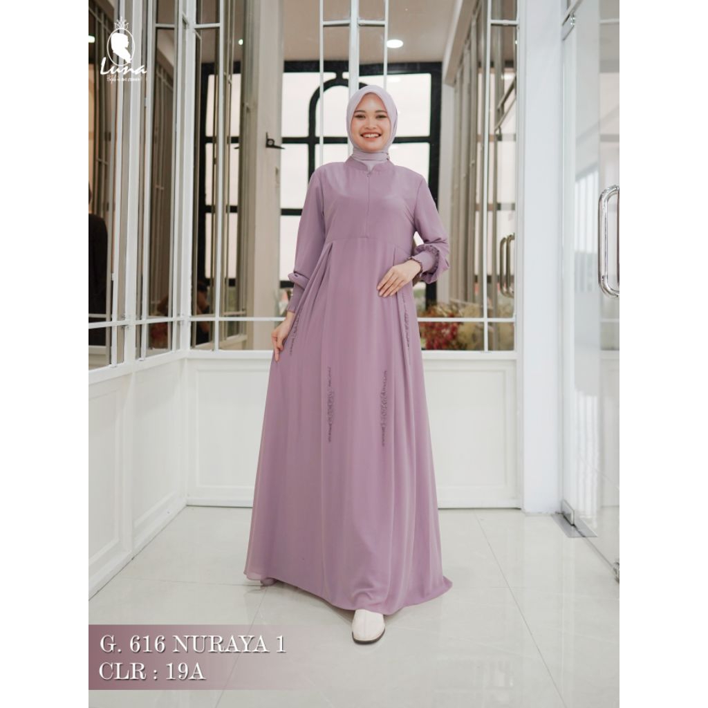 Gamis Luna G.616 NURAYA 1 By Luna Hijab indonesia