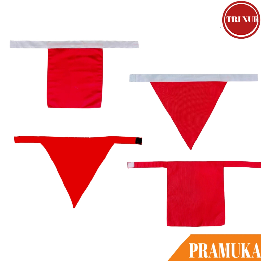 Syal Scraf Paskibra Perekat / Syal Paskibra Merah / Scarf Paskibra Merah Putih / Syal Slayer Paskibr