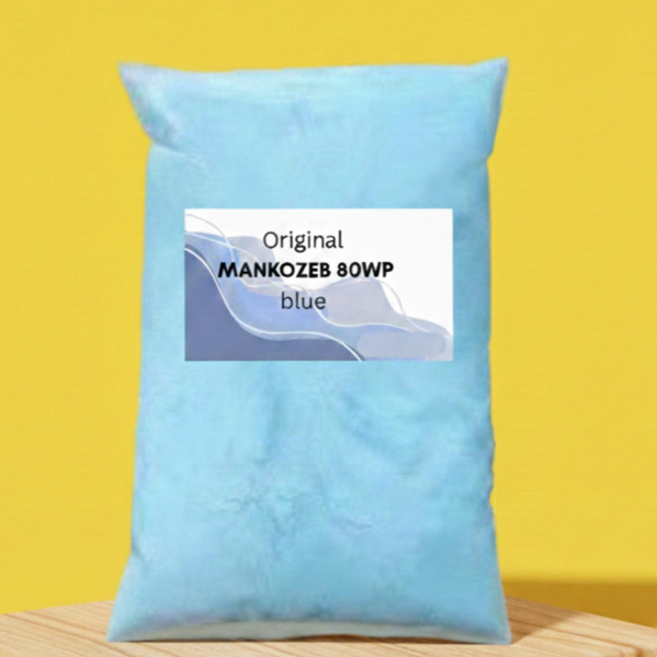 PUPUK PLUS MANKOZEB BLUE DAN CREAM 1 KG 80wp/ MANKOZEB BIRU BAHAN AKTIF MANKOZEB, SILIKA, CALSIUM CA