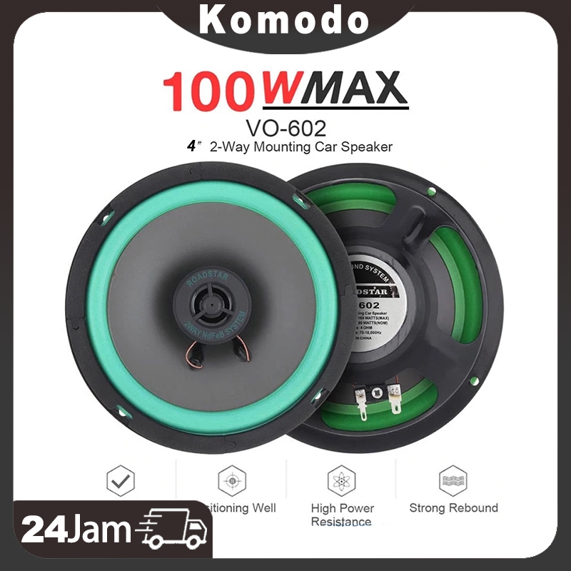 Speaker roadstar 4 inch speaker pintu mobil 2 wayy rumah speaker