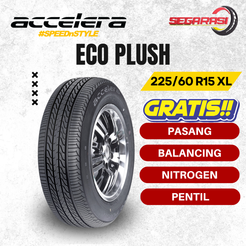 ACCELERA ECO PLUSH 225/60 R15 XL - BAN MOBIL ACCELERA ECOPLUSH 225 60 R15