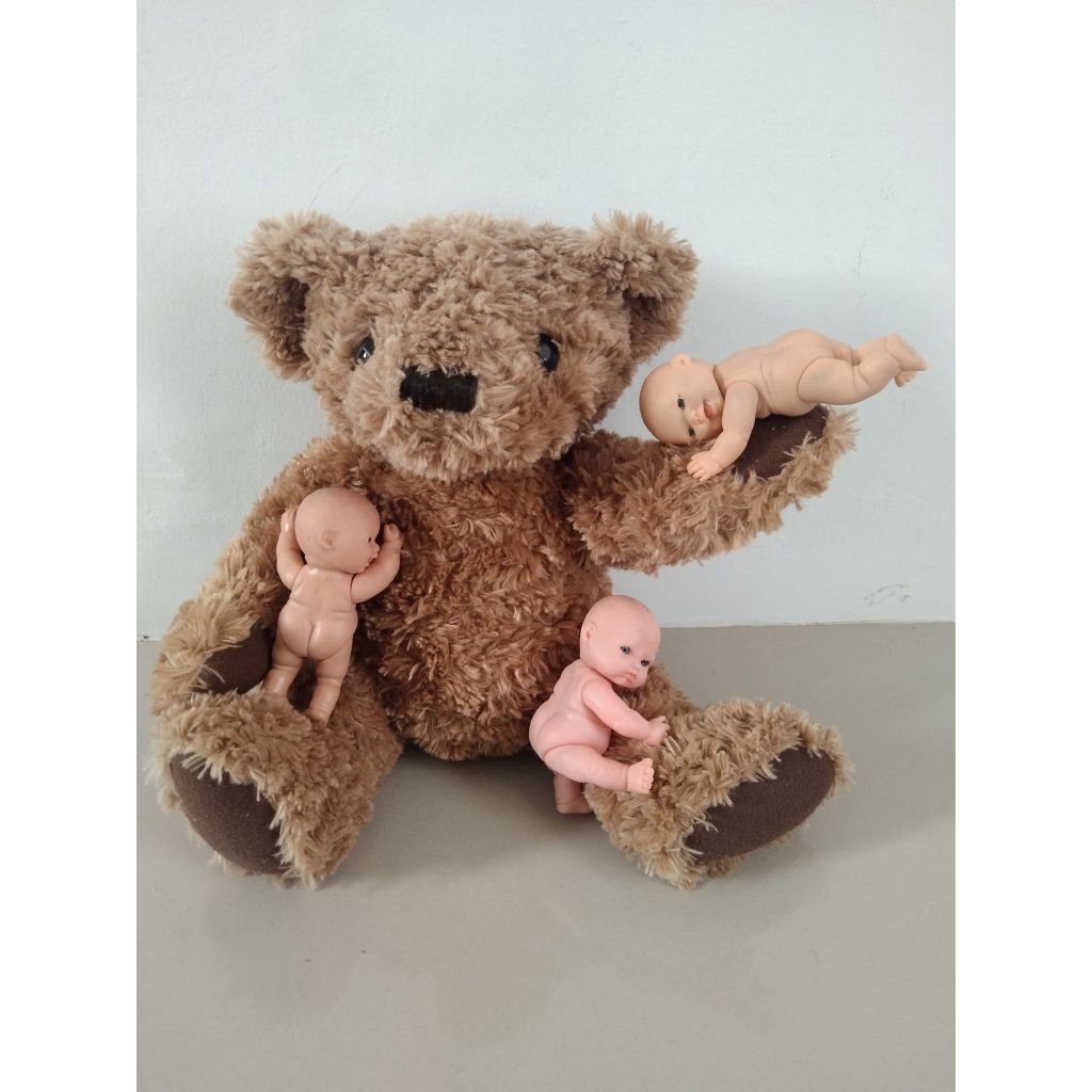 boneka teddy putar set babies