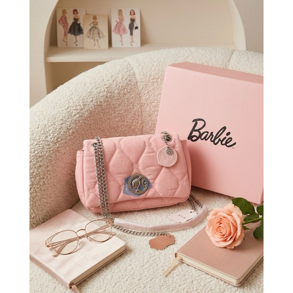 Tas Barbie Pillow Pink Original TGI Tas Selempang Tas Fashion Tas Premium Tas Wanita
