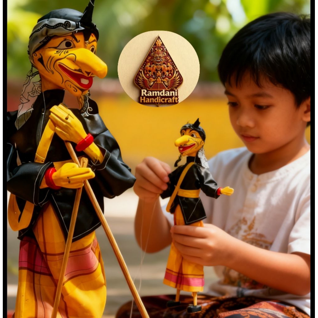 Wayang golek Dewala Medium quality ukuran 60 Cm