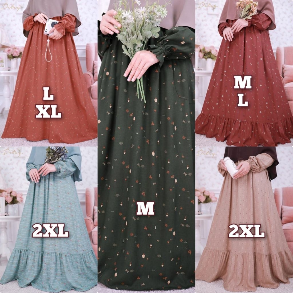 SIAP KIRIM GAMIS DITSY NIGHTGOWN JANUARI 2026