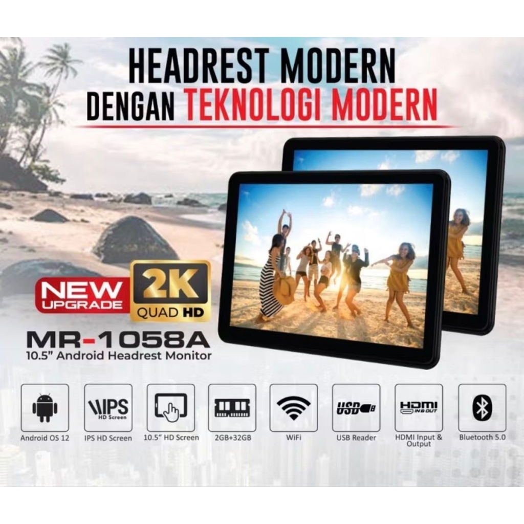 Headrest Mirai Android Clip On Android Mirai 2K MR-1058A