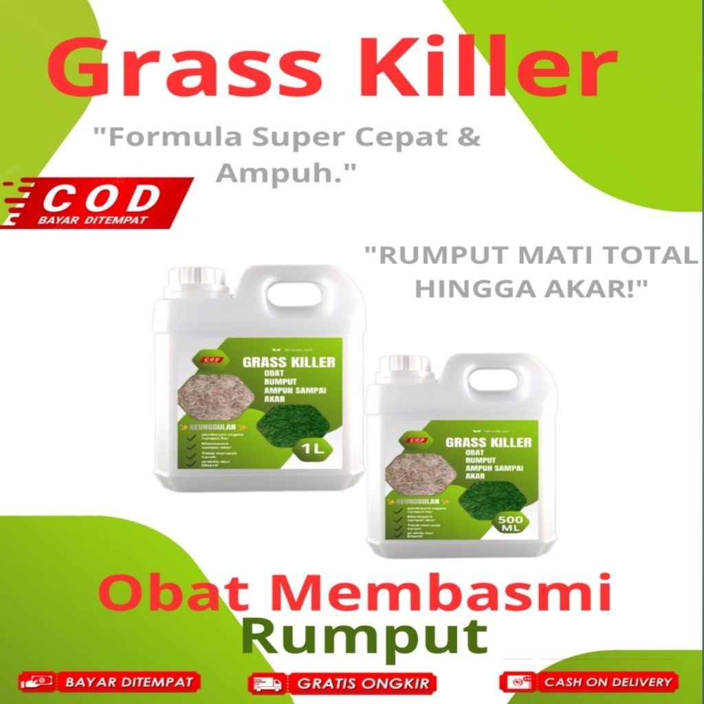 Obat Rumput Liar Super Cepat - Pembasmi Rumput Mati Sampai Akar