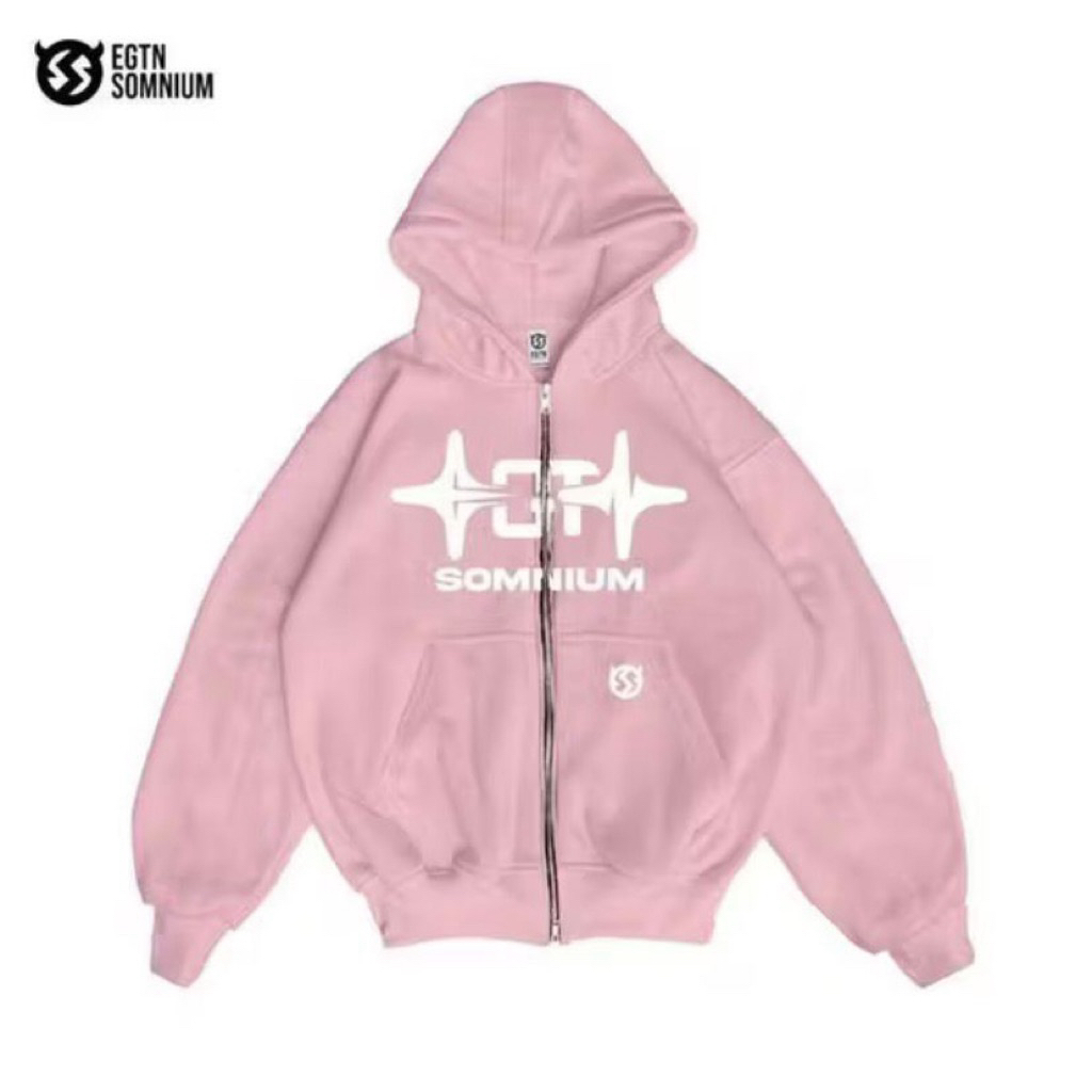 hoodie zipper boxy chambre jaket sweater zipper boxy terlaris bisa cod