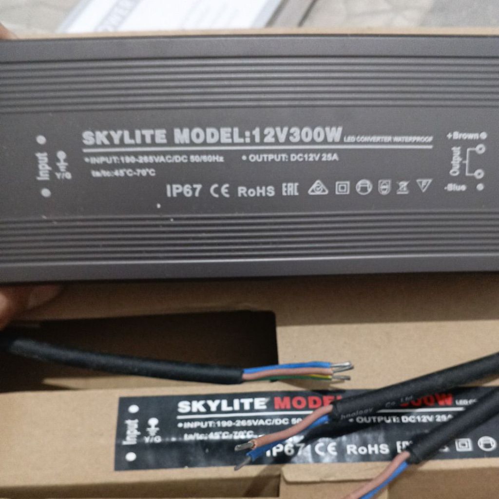 LED waterproof power supply SKYLITE 24V 300WATT