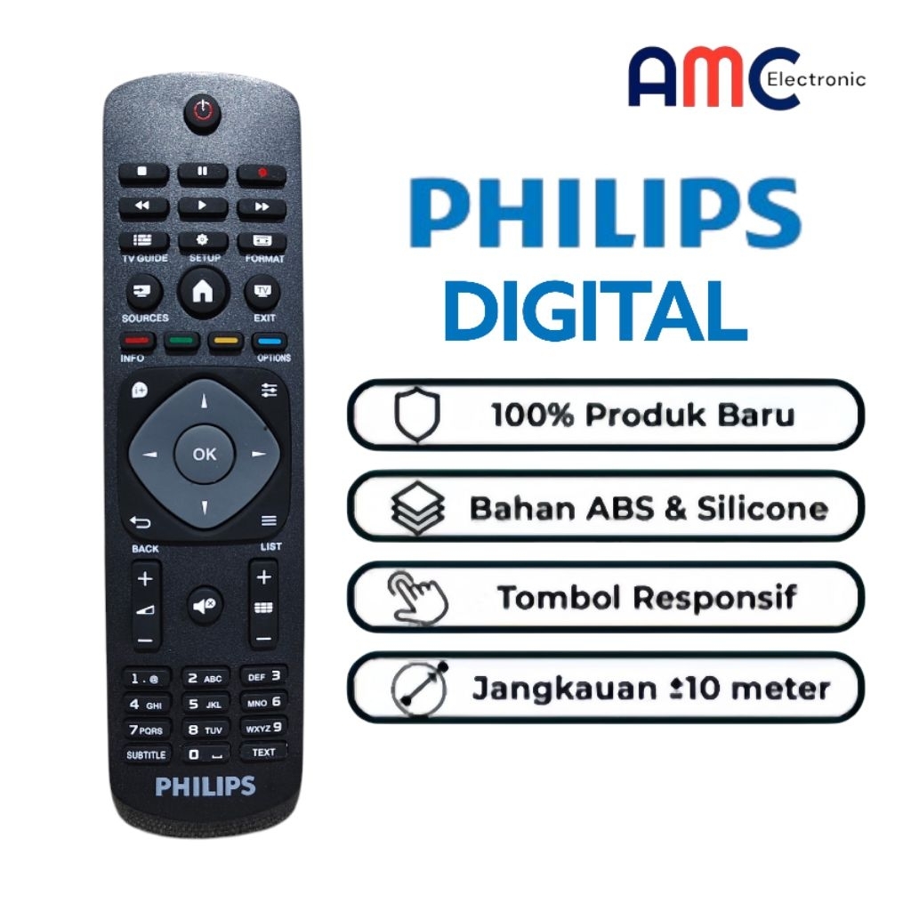 remot tv LED Philips DIGITAL TV philips remot tv led philips digital tv tanpa setting