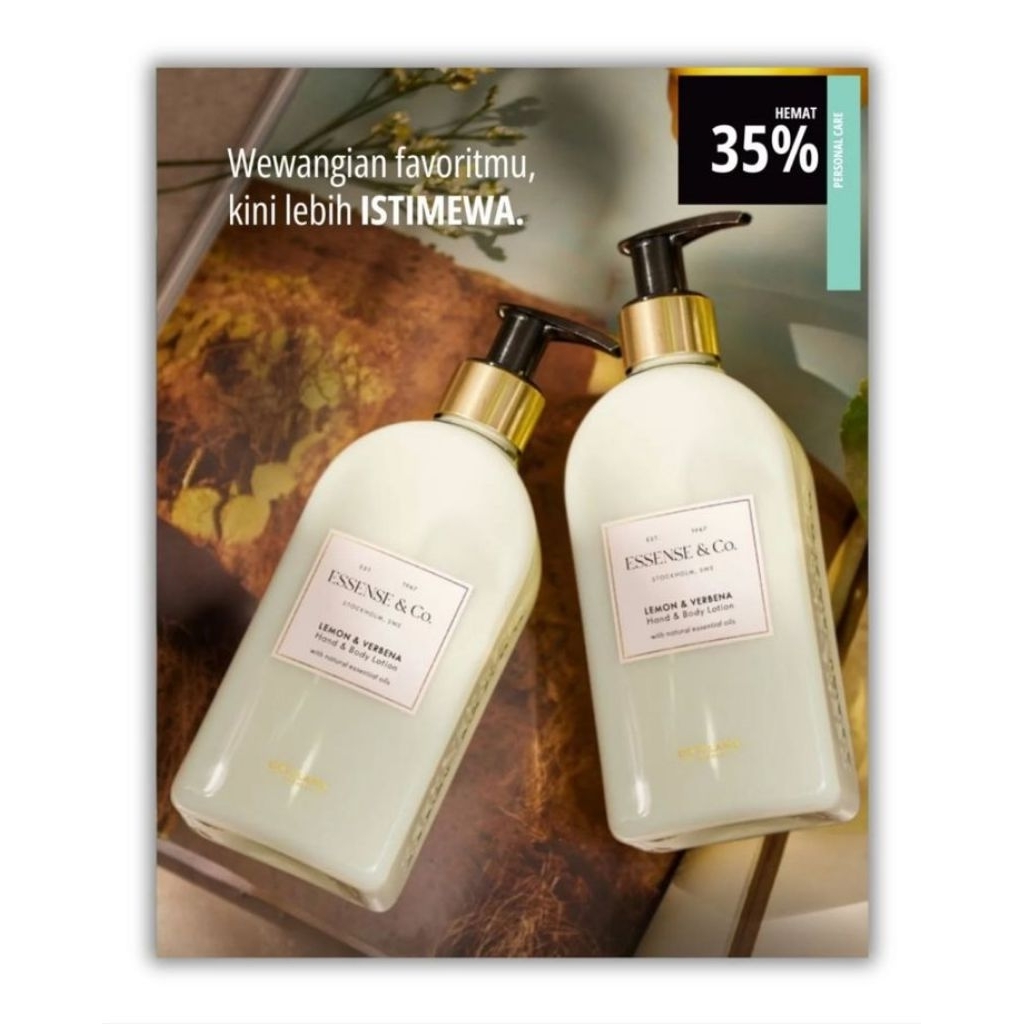 essense &co lemon & verbena hand & body lotion