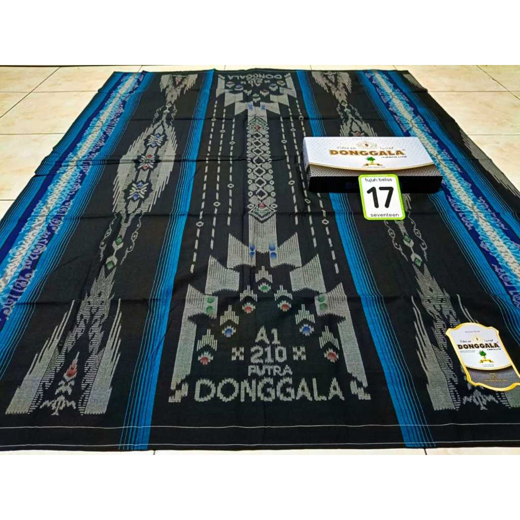 Sarung Donggala Gradasi Hitam  – Kode GH KB – Sarung Tenun Pria | COD
