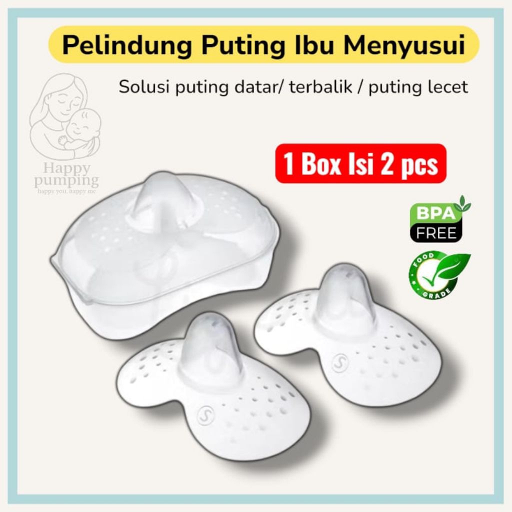 Nipple Shield Pelindung puting lecet / pelindung puting datar / pelindung puting terbalik / pelindun