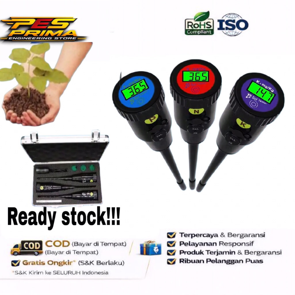 NPK Soil Tester Instant N.P.K Nutrient Tester Fertility Nutrient Meter