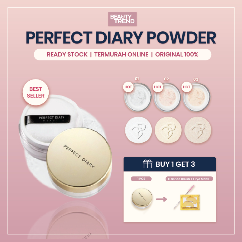 [READY ORI] Perfect Diary Loose Powder Bedak Tabur Setting Powder Oil Control Douyin Tahan Lama
