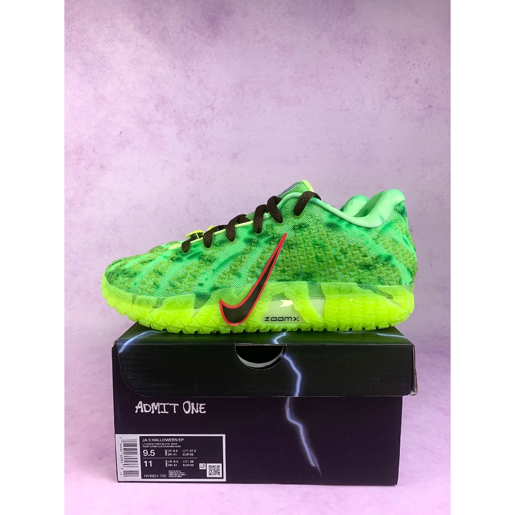 Ja 3 "Zombie" Ja Morant 3 Halloween Limited Edition Glow-in-the-Dark ZoomX Cushion Men's Basketball 