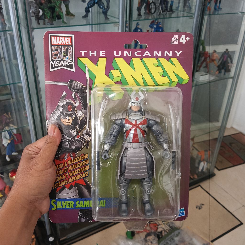 marvel legends silver samurai xmen x-men legend retro the uncanny 80years mainan action figure