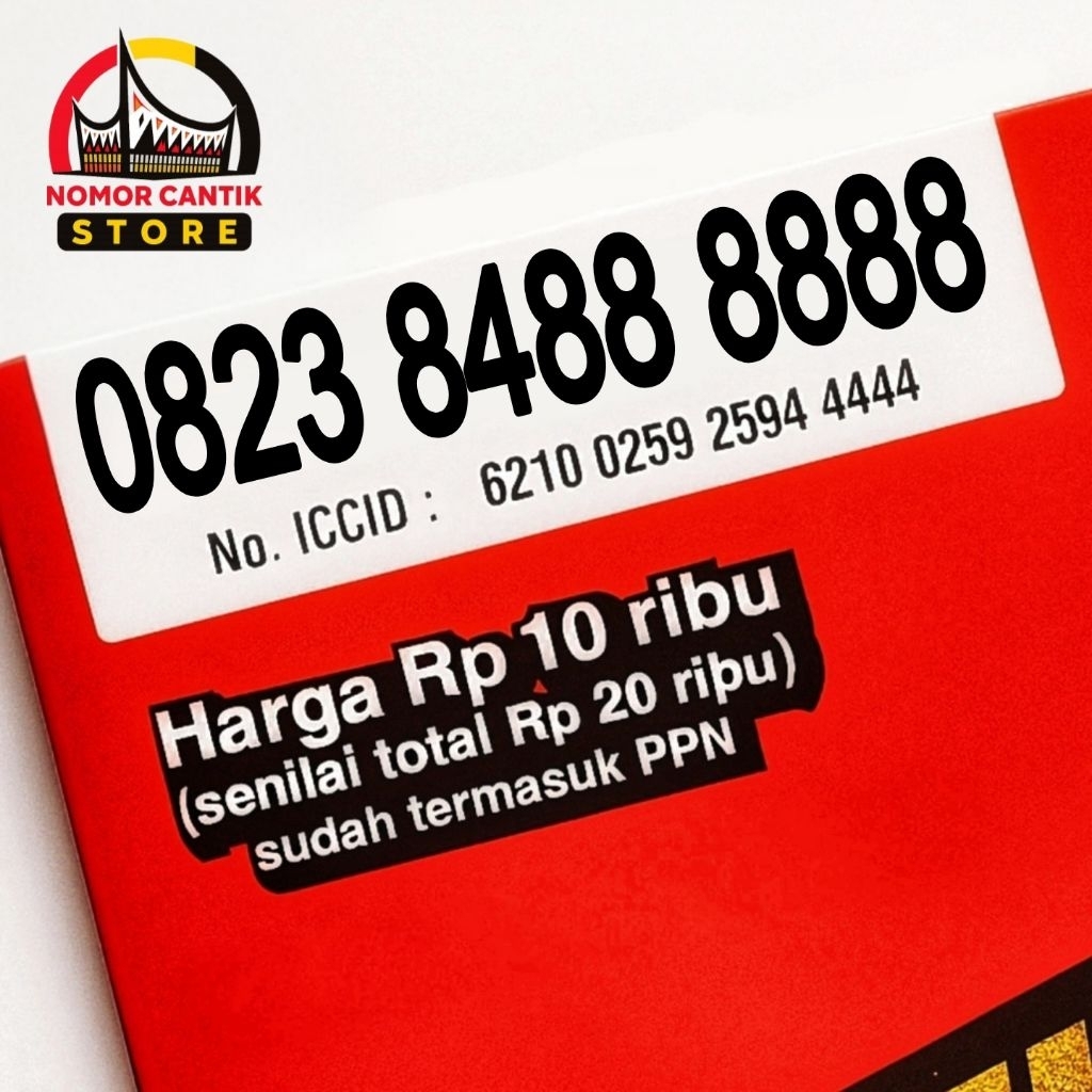 Nomor Cantik Telkomsel 12 Digit Kartu As Hexa 8 888888 8888 88888