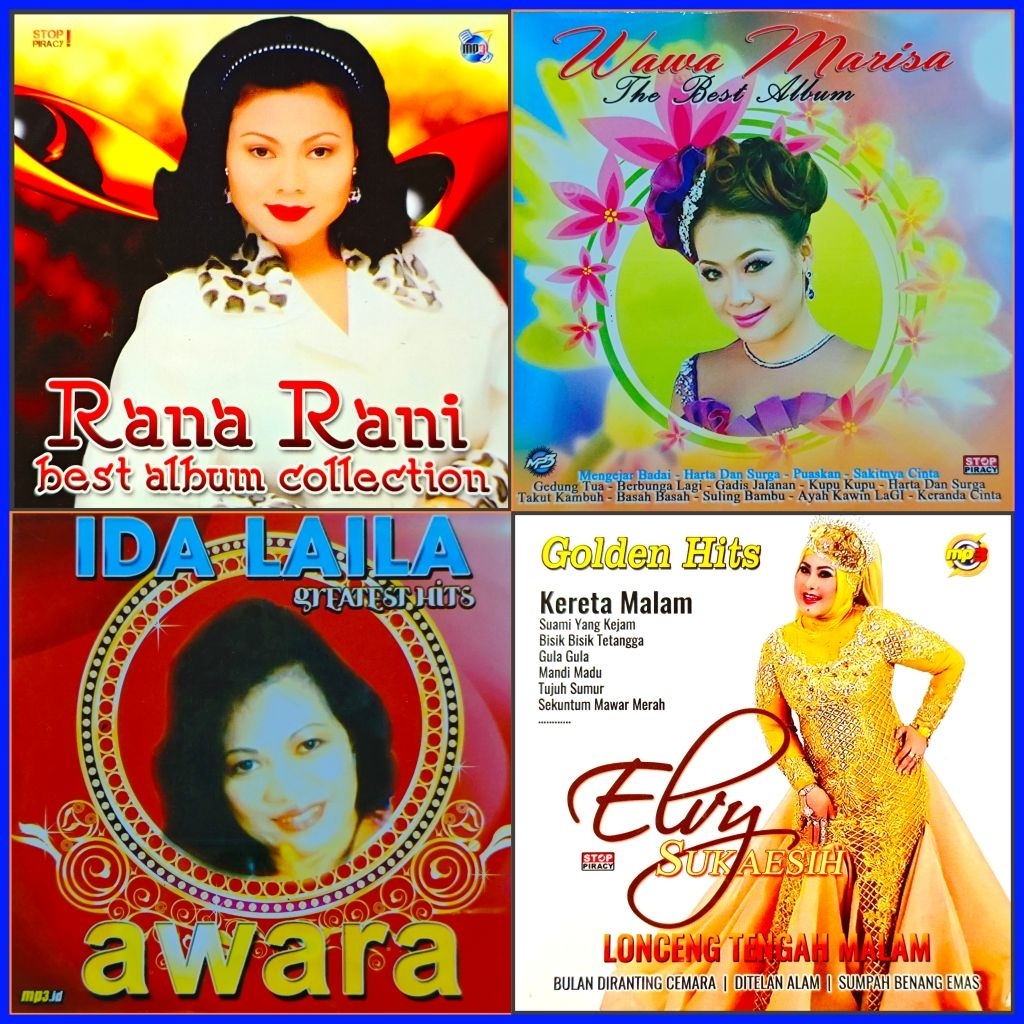 Kaset MP3 Audio Lagu Dangdut Rana Rani - Wawa Marisa - Ida Laila - Elvy Sukaesih Edisi Album Pilihan