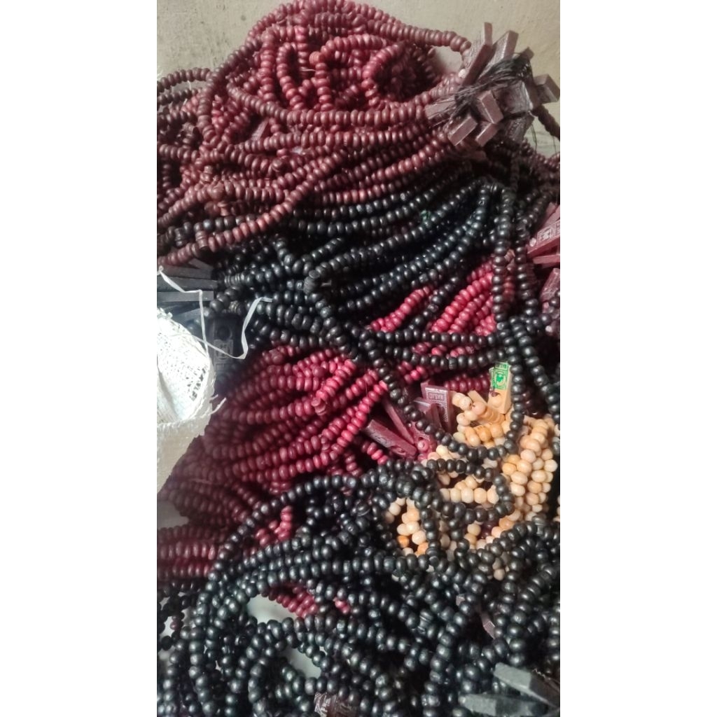 Tasbih kayu wali kukun 99 butir oleh-oleh Ibadah Haji / Umroh dan souvenir pernikahan