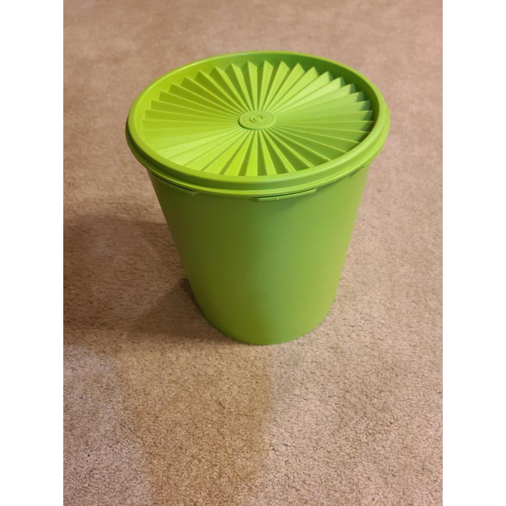 Tupperware Deco Canister 1,9L Toples Kedap Udara BPA free Hijau Segar untuk Penyimpanan Makanan