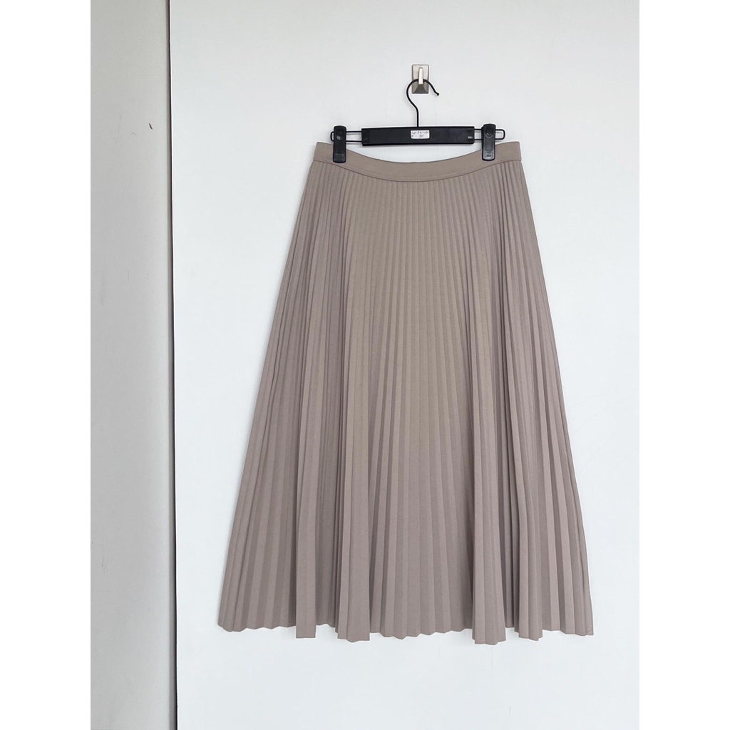 saba sunray skirt - dust choco