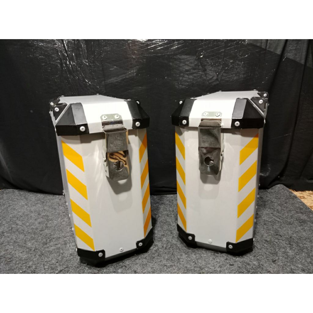 Side Box 27Liter Pronier Box motor  Side box,  Side Panniers 'PROnier' 27liter - silver .kuncian box