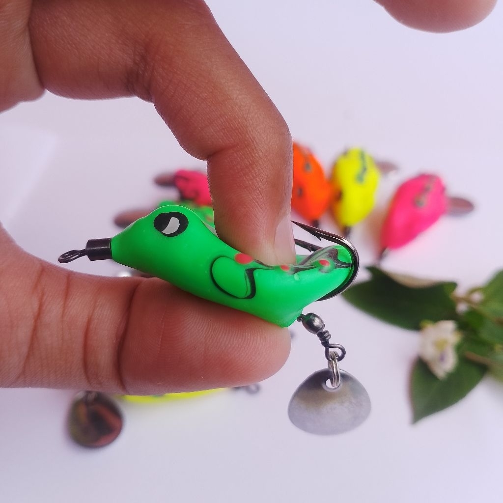 Soft Frog Kodok Kodokan 3,5 cm Umpan Pancing Casting Ikan Gabus, Paling Ampuh Dan Jitu ASTA Lure