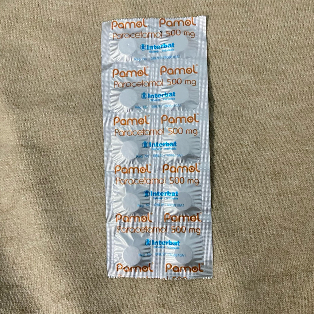 PAMOL PARACETAMOL 500 MG OBAT TABLET