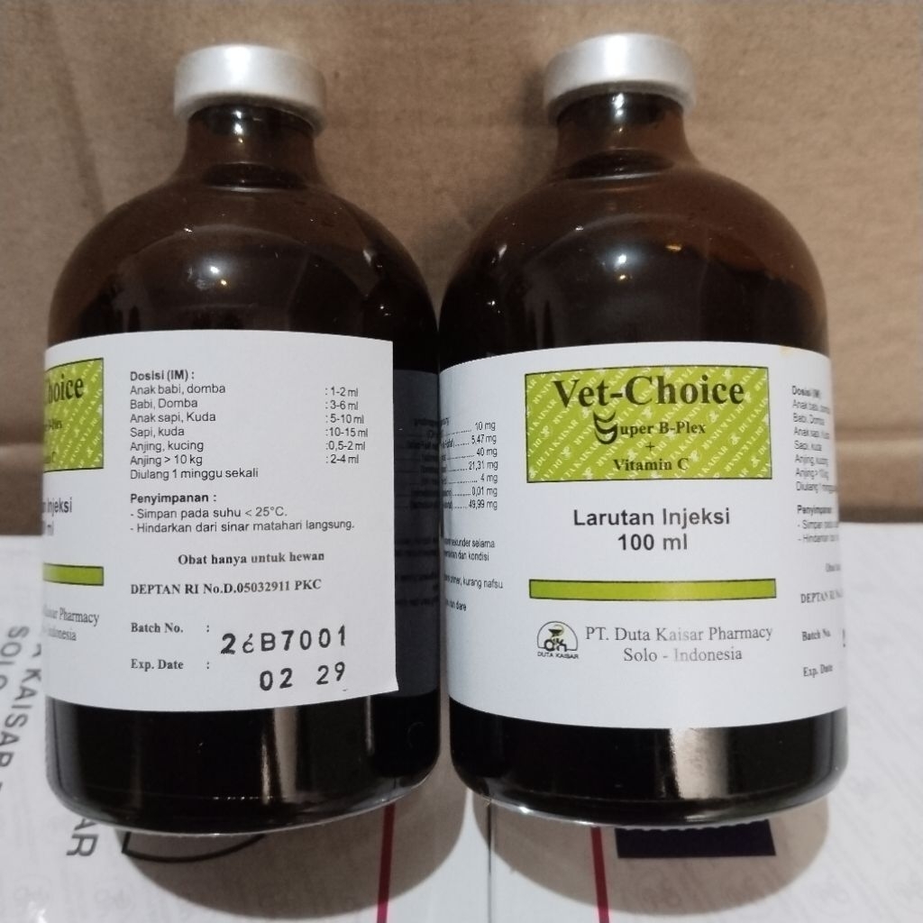 VET CHOICE 100 ml Super B-plex plus Vitamin C