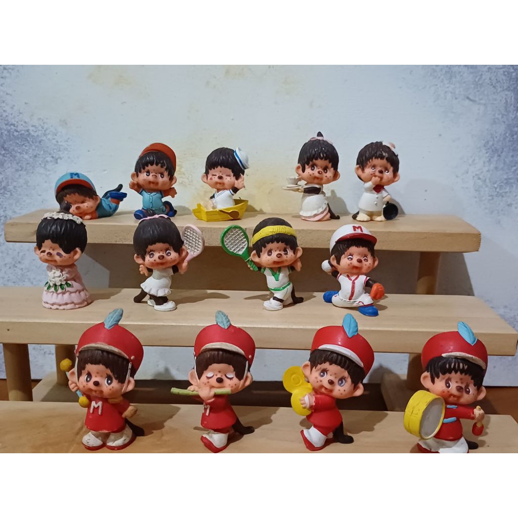 Vintage Sekiguchi 1979 Monchhichi PVC Figurine