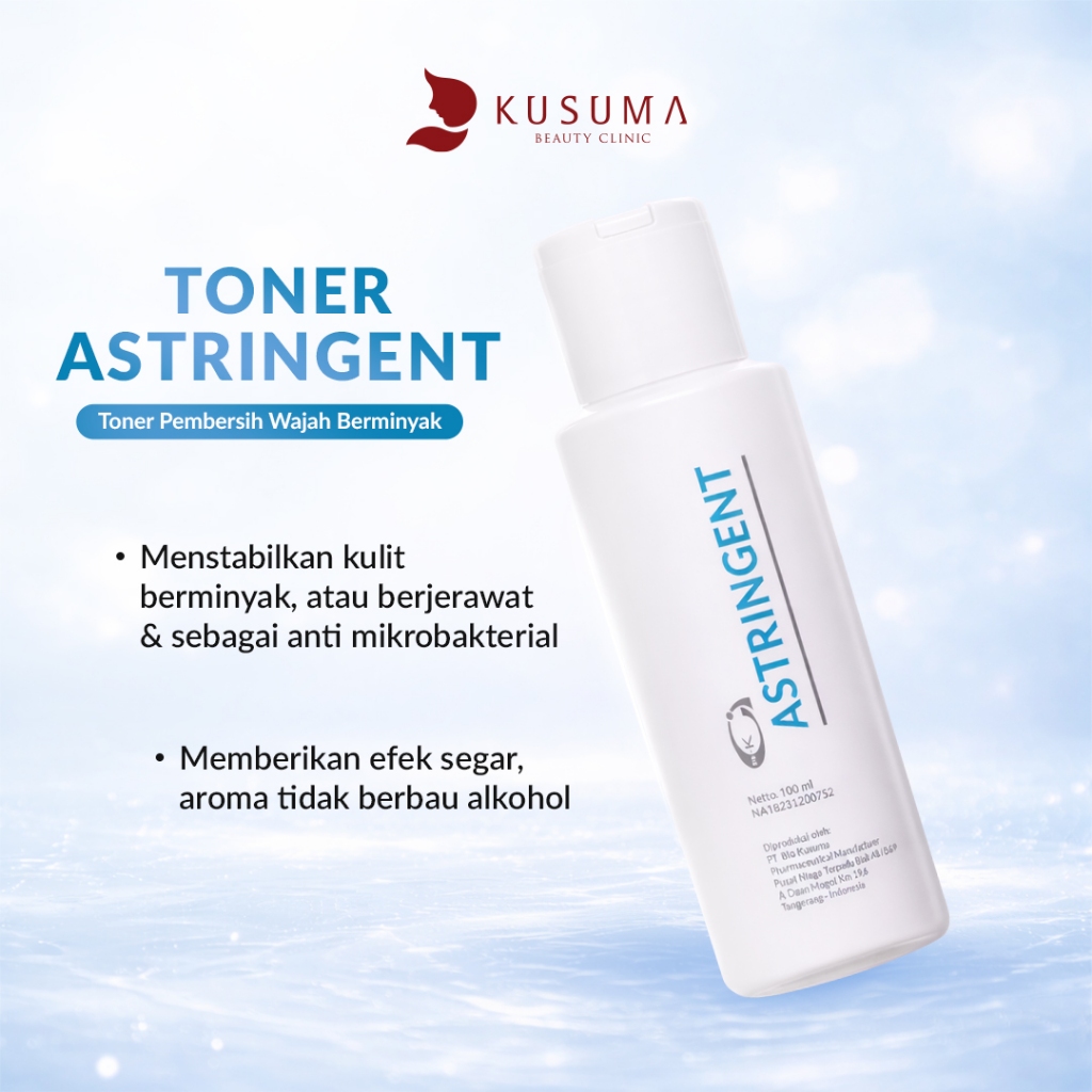 Kusuma Beauty - BIO-K Astringent 100ml - Toner Pembersih Wajah Berminyak