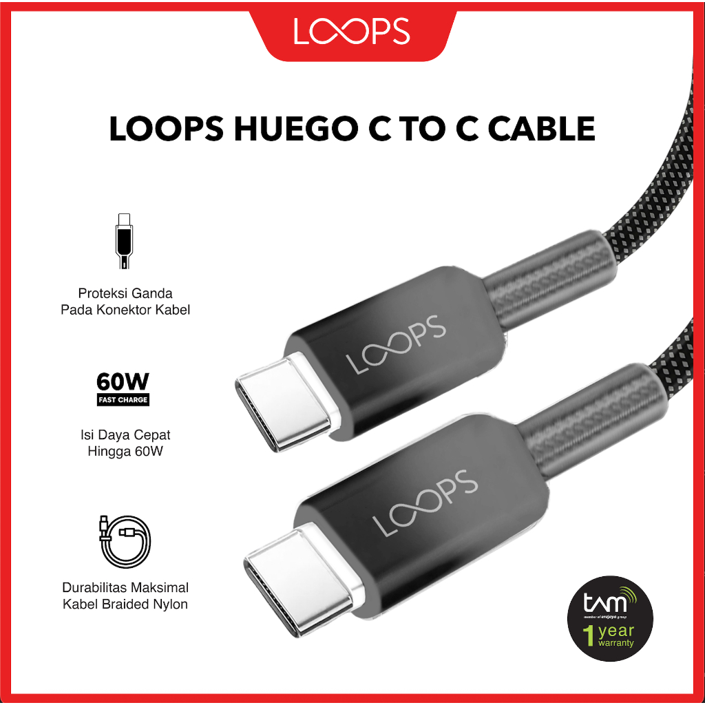 LOOPS Huego Cable C to C