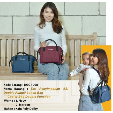 Tas Penyimpanan ASI Double Fungsi Lunch Bag Dialogue DGC1008