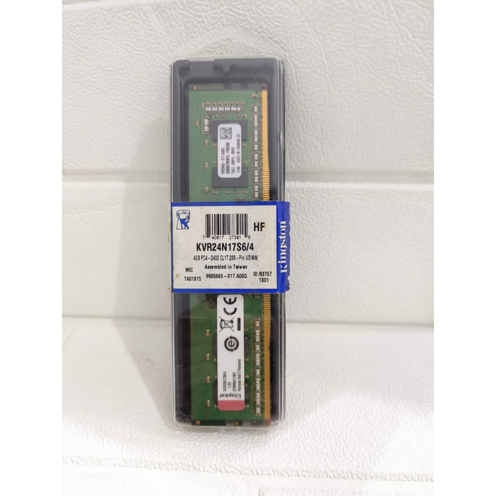 Ram Pc Longdimm kingston DDR4 4GB 2400 memory pc kingstod ddr4 4gb 2400