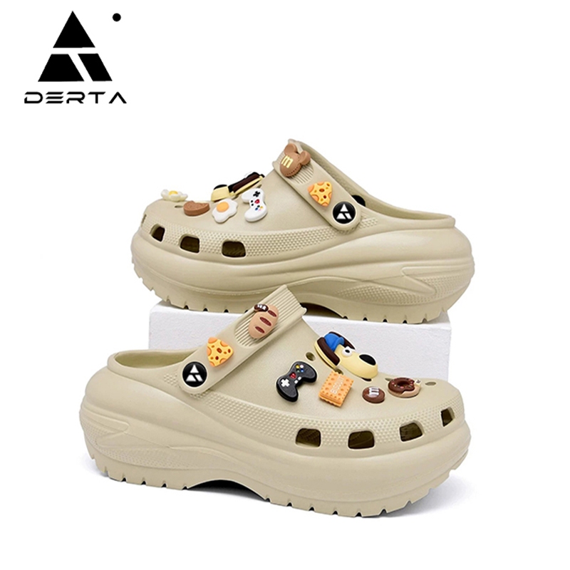 [Pengiriman Gratis] PaperairSandal Baim Wanita Korea Sandal Wanita EVA bertumit tinggi 6cm
