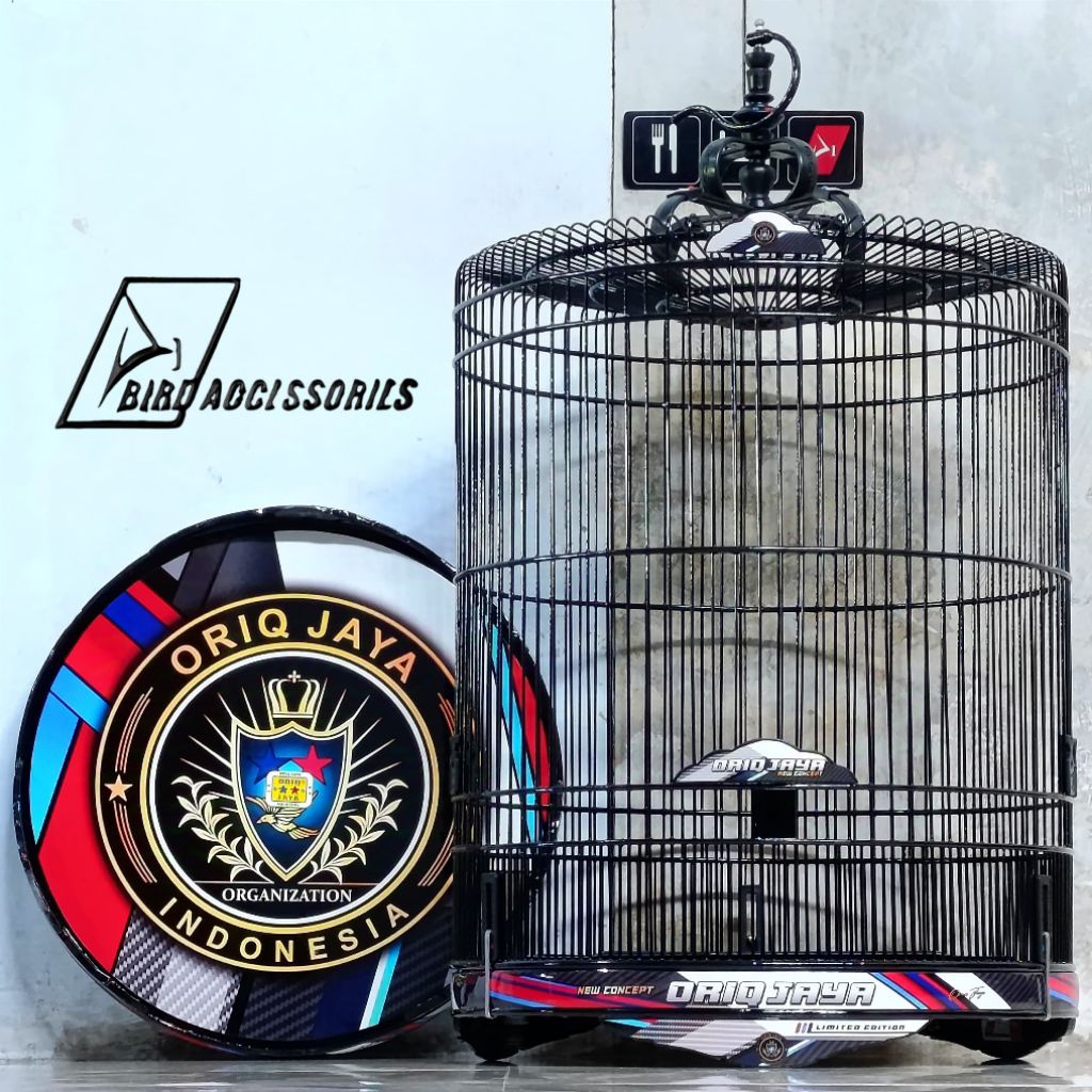 sangkar murai batu ORIQ JAYA  decal bambu