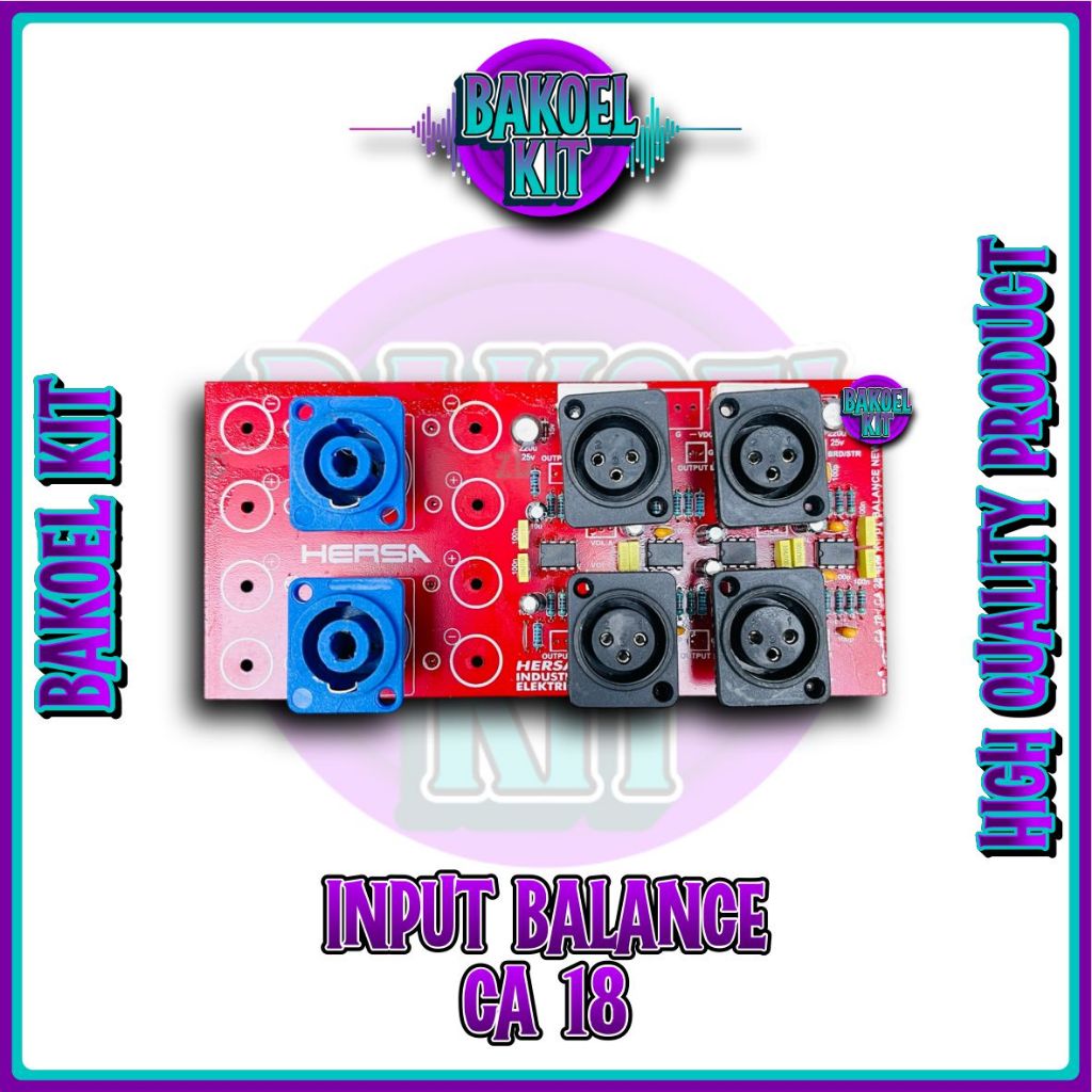 Input Balance CA 18 Belakang ups