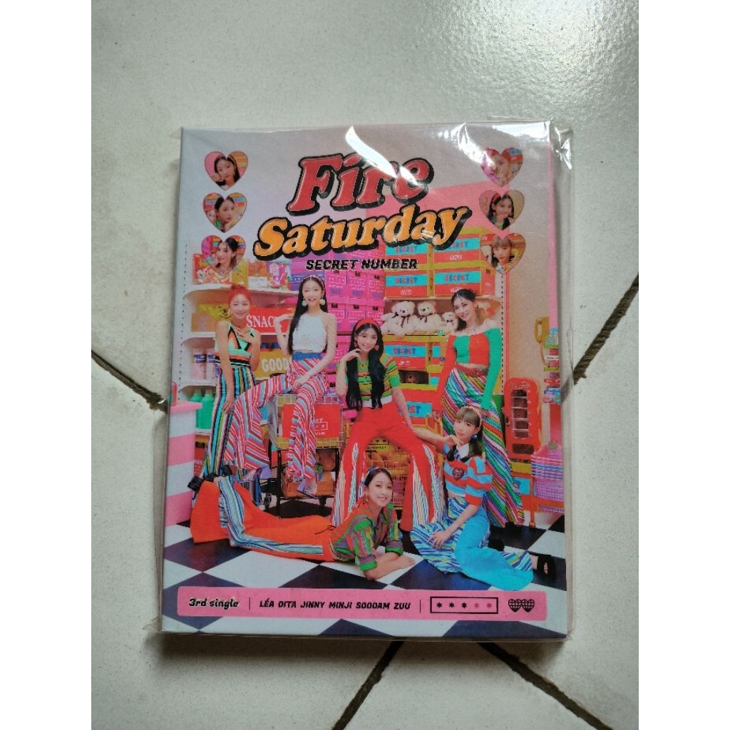 album only SECRET NUMBER fire Saturday