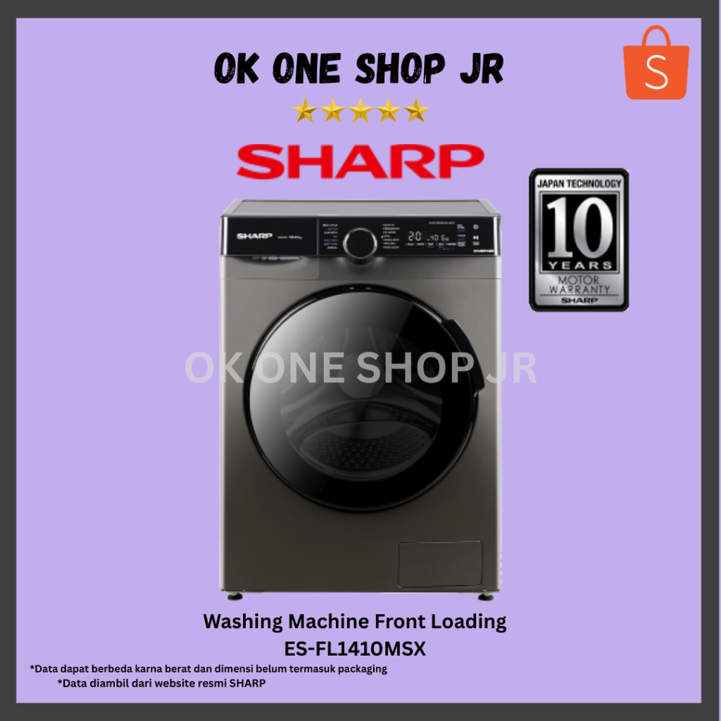 Sharp ES-FL1410MSX Mesin Cuci