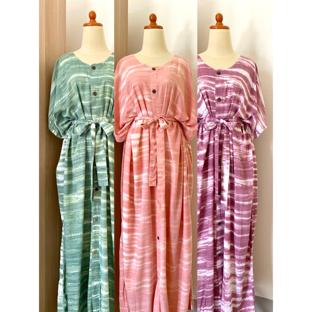 [NEW] DRESS KAFTAN MOTIF SALUR
