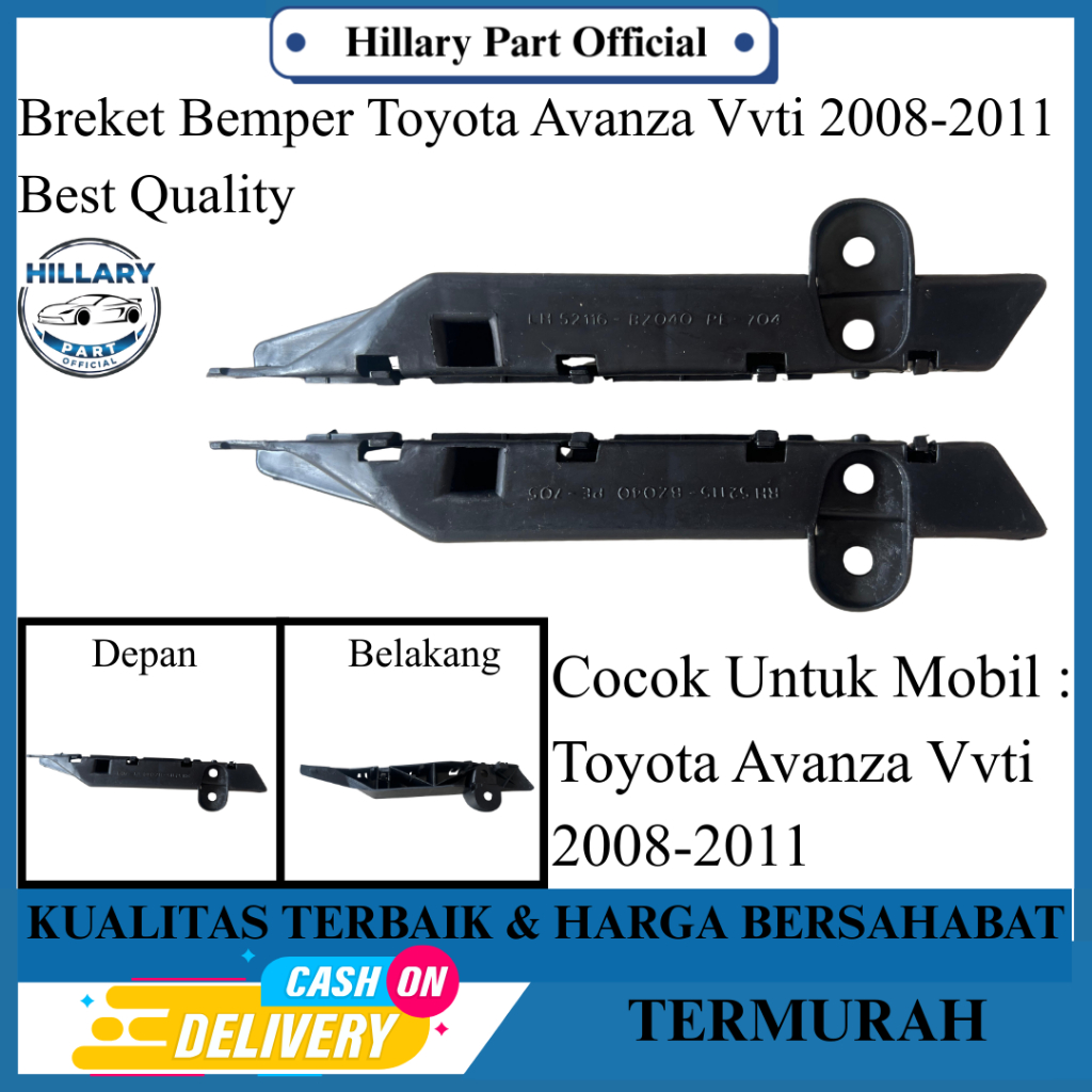 Breket Bemper Toyota Avanza Vvti 2008-2011
