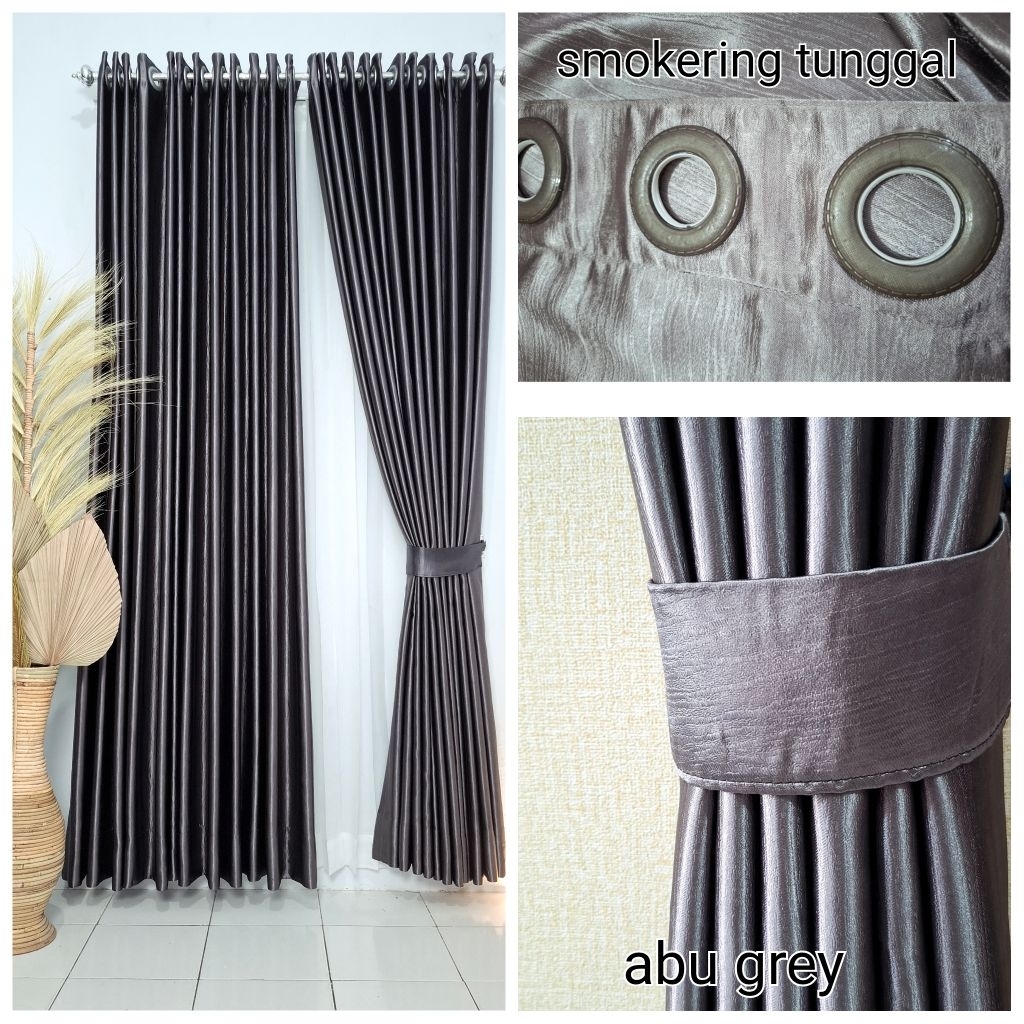 GORDEN BLACKOUT/GORDEN TEBAL GORDEN POLOS/GORDEN PREMIUM/GORDEN MINIMALIS RING TUNGGAL RUANG TAMU KA