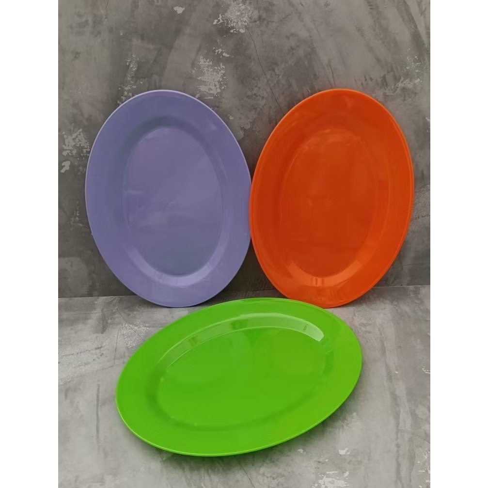 Piring Melamin Oval / Piring Lodor Melamin