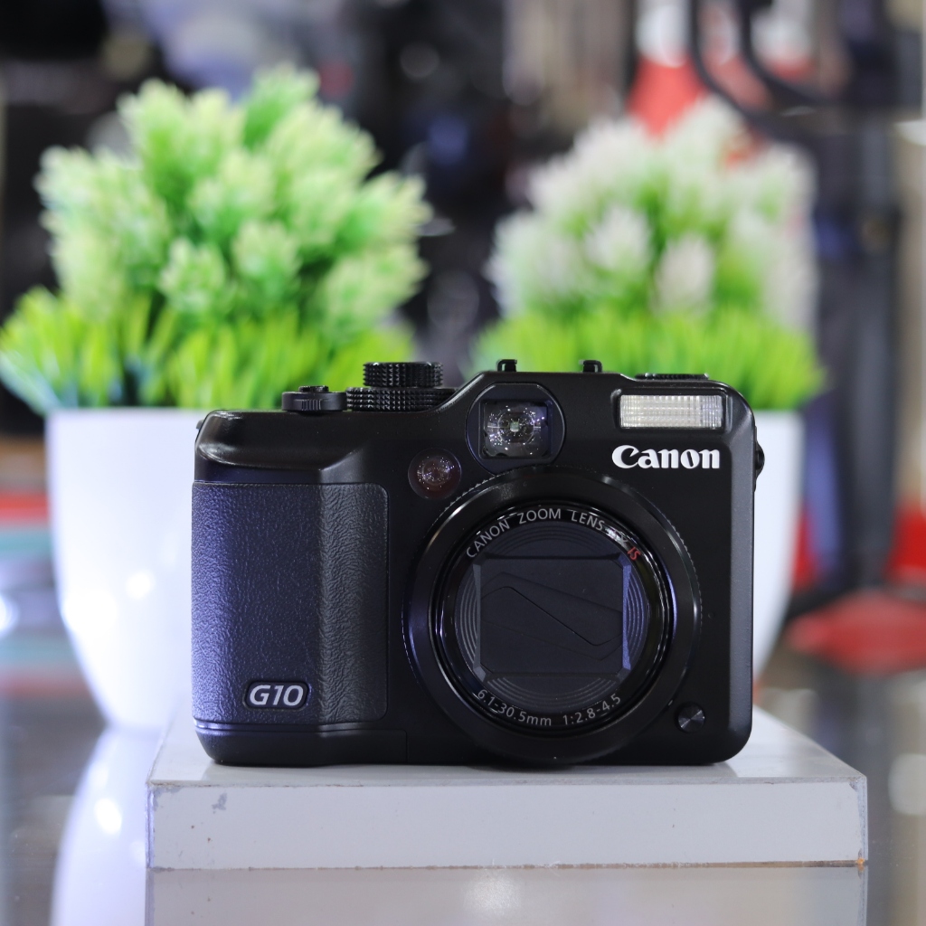CANON POWERSHOT G10 - KAMERA POCKET TRAVELING - CANON G10 G 10 - MULUS SIAP PAKAI BERGARANSI