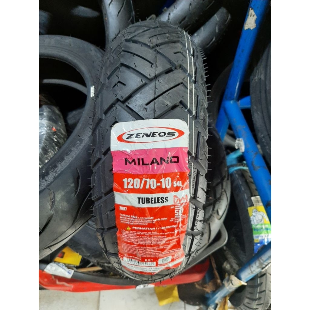 ZENEOS MILANO 120/70-10 TUBELESS